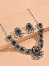 Antique Filigree Choker and Earring Set