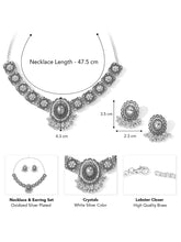 Antique Filigree Choker and Earring Set