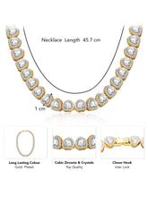 Radiant Heart Motif Crystal CZ Necklace