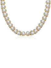 Radiant Heart Motif Crystal CZ Necklace