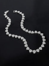 Chic Heart Pattern CZ Necklace