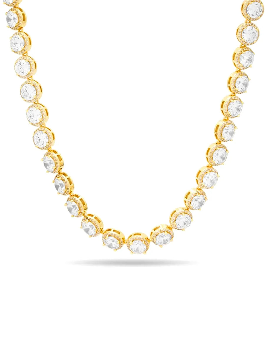 Royal Flash Statement Neck Chain - Gold