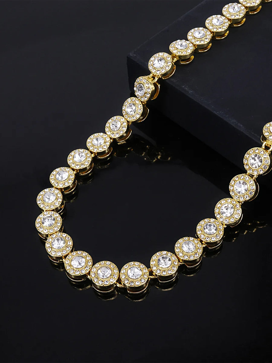 Royal Flash Statement Neck Chain - Gold