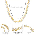 Royal Flash Statement Neck Chain - Gold