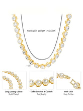 Royal Flash Statement Neck Chain - Gold