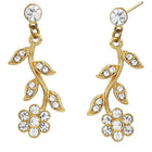 Stylish Floral Statement CZ Necklace Set