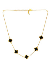 Graceful Clover Charm Necklace