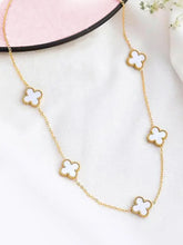 Graceful Clover Charm Necklace