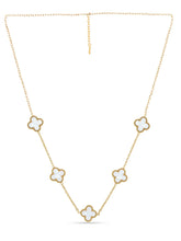 Graceful Clover Charm Necklace