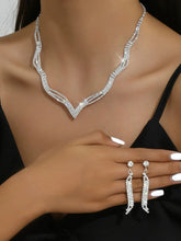 Twilight Spark CZ Necklace Set