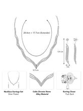Twilight Spark CZ Necklace Set