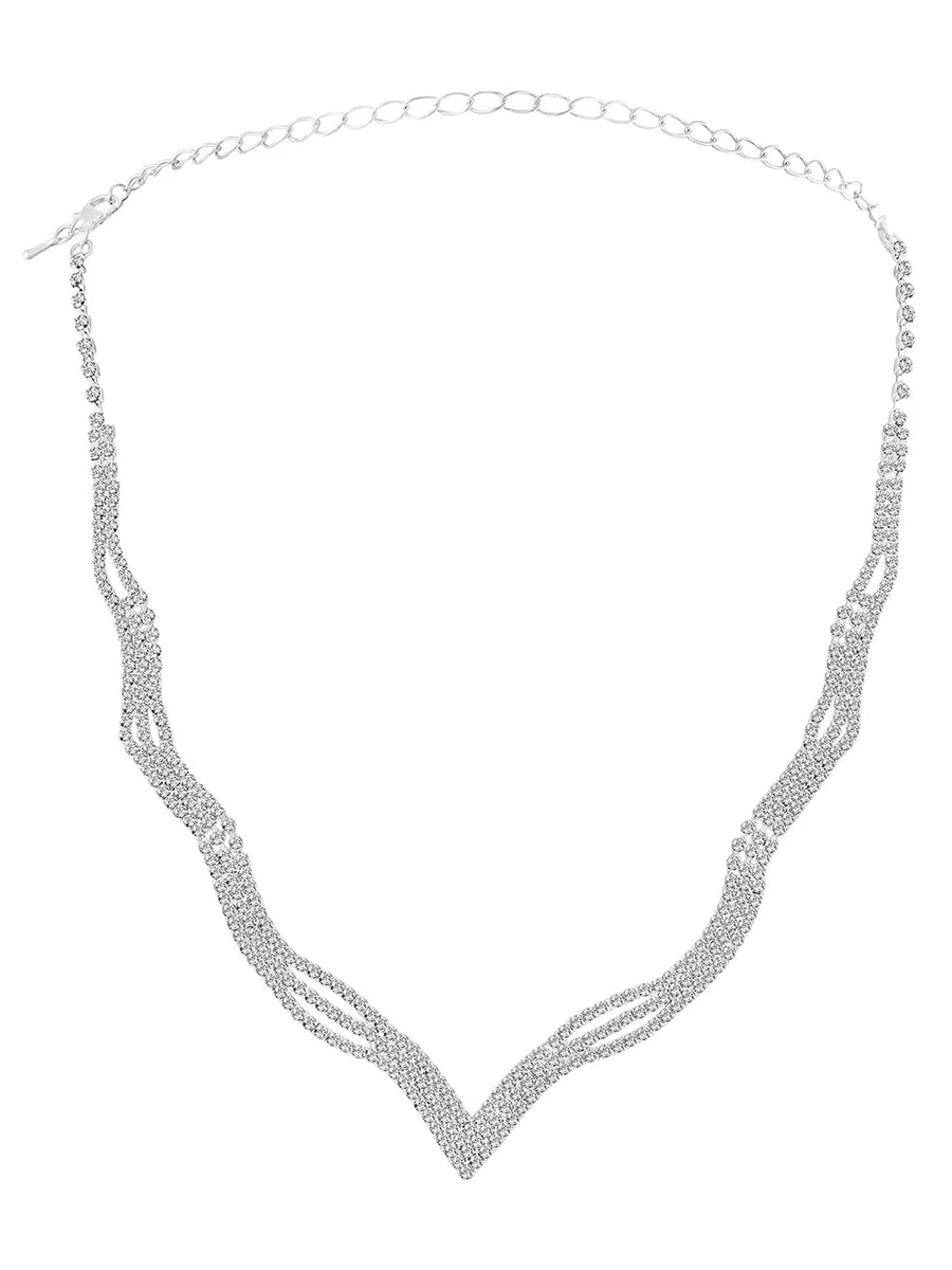 Twilight Spark CZ Necklace Set