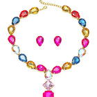 Regal Blush Sparkle Necklace Set