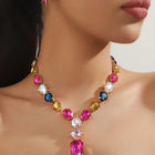 Regal Blush Sparkle Necklace Set