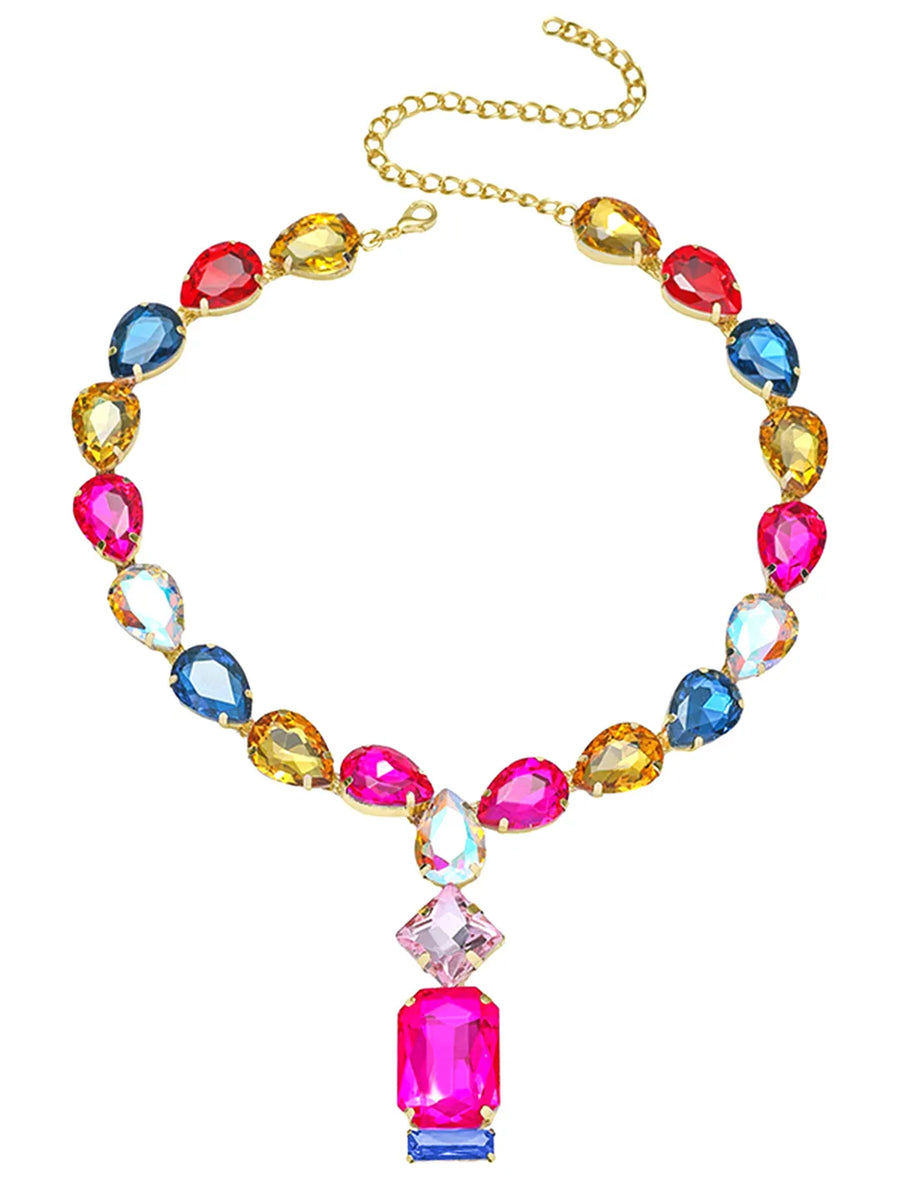 Regal Blush Sparkle Necklace Set