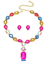 Regal Blush Sparkle Necklace Set