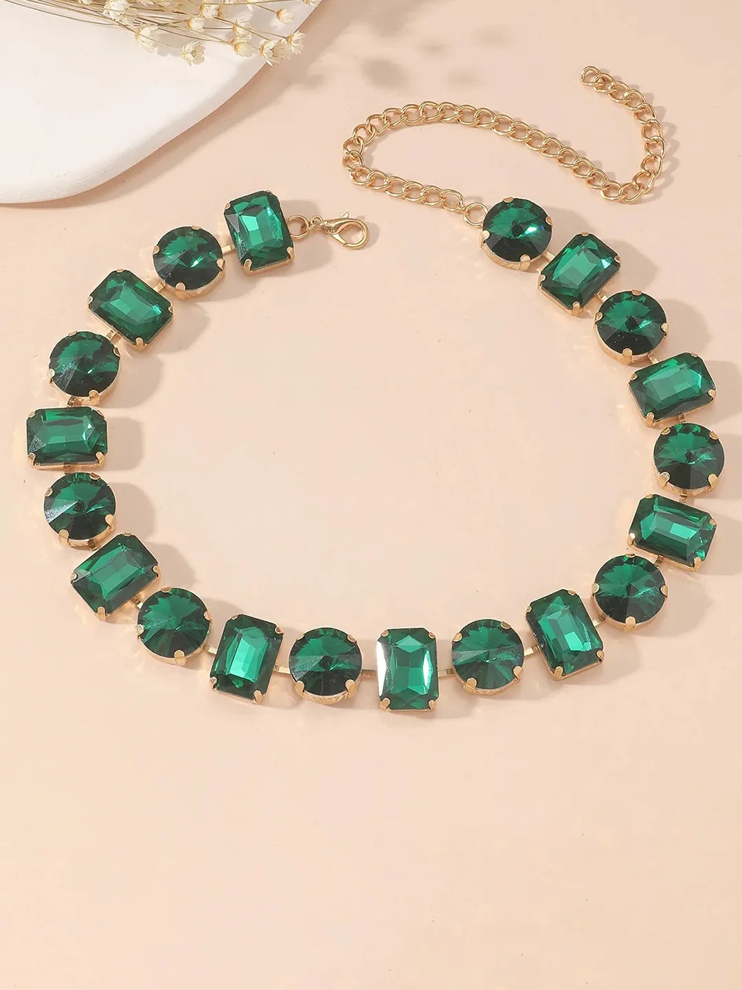 Bold and Bright Crystals Necklace Set