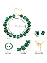 Bold and Bright Crystals Necklace Set