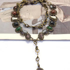 Boho Artifical Stone Drop Necklace