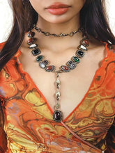 Boho Artifical Stone Drop Necklace