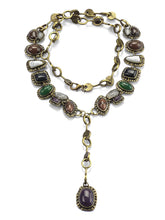 Boho Artifical Stone Drop Necklace