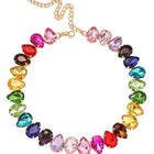 Divine Flow Teardrop Gem Collar