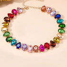 Divine Flow Teardrop Gem Collar