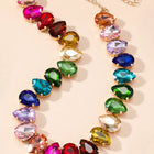 Divine Flow Teardrop Gem Collar