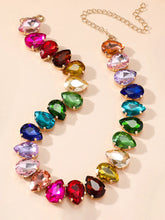 Divine Flow Teardrop Gem Collar