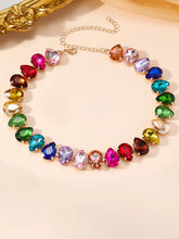Divine Flow Teardrop Gem Collar