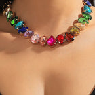 Divine Flow Teardrop Gem Collar