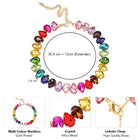 Divine Flow Teardrop Gem Collar
