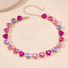Timeless Flame Faux Heart Necklace