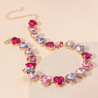 Timeless Flame Faux Heart Necklace