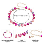 Timeless Flame Faux Heart Necklace