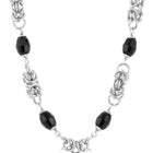 Twisted Shadows Beaded Stainless Chain