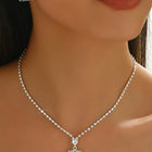 CZ Crystal Necklace & Earring Set