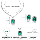 CZ Crystal Necklace & Earring Set
