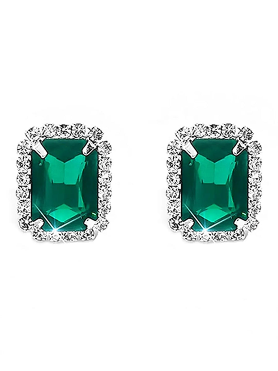 CZ Crystal Necklace & Earring Set