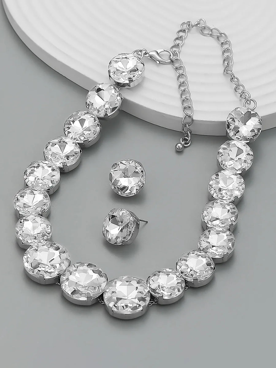 Luxury Crystal Chunky Necklace