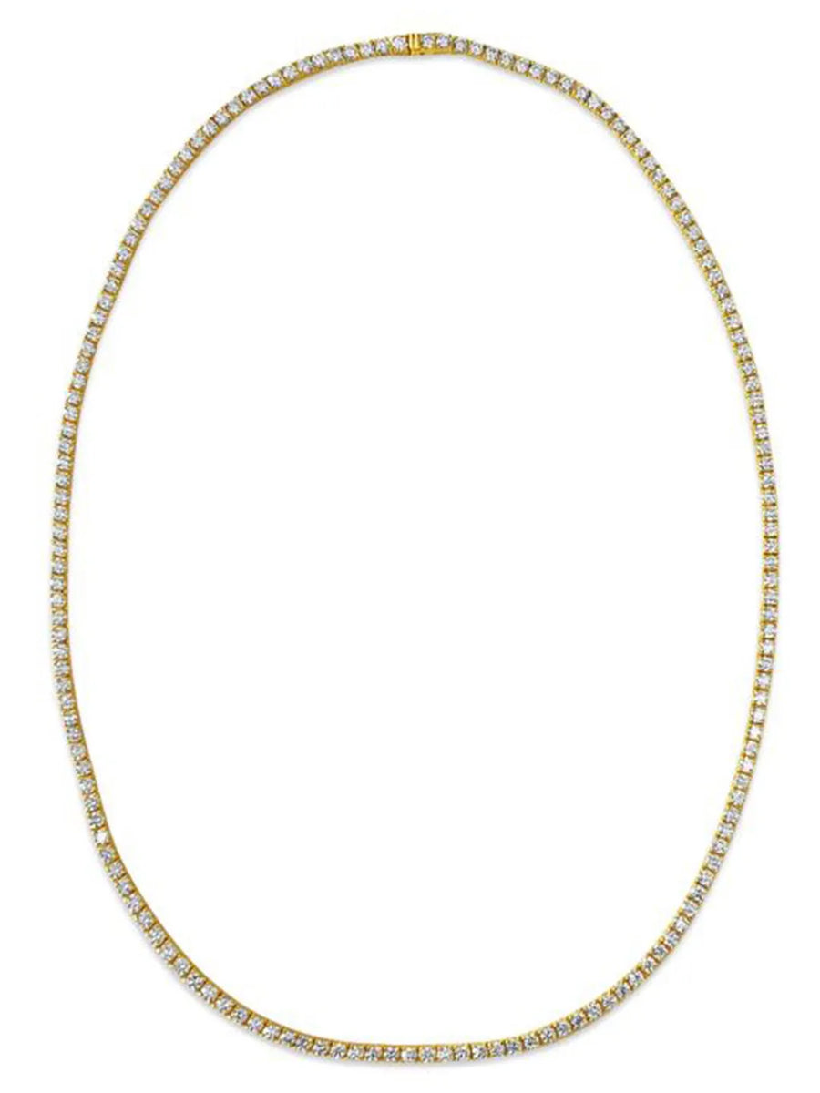 Timeless Glow Tennis Chain Necklace - Gold