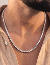 Timeless Glow Tennis Chain Necklace - Silver