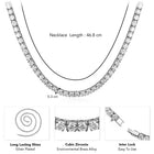 Timeless Glow Tennis Chain Necklace - Silver