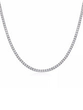 Timeless Glow Tennis Chain Necklace - Silver