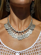 Festival Flame Coin Drop Necklace