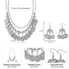 Festival Flame Coin Drop Necklace