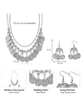 Festival Flame Coin Drop Necklace