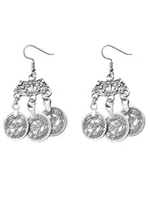 Festival Flame Coin Drop Necklace