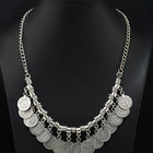 Festival Flame Coin Drop Necklace