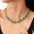 Bold Statement Crystals Necklace Set